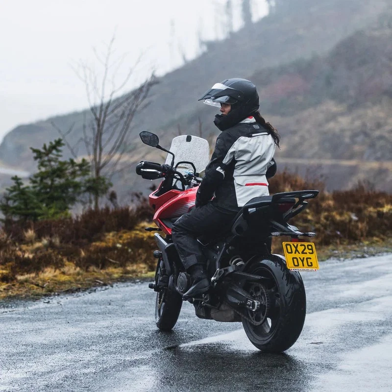 Oxford Mondial 2.0 Lady Stealth Ladies Motorbike Motorcycle Textile Trousers Black, photo 3 of 9
