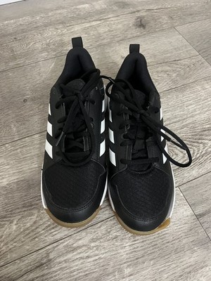 Adidas Ligra 7.5 Women Black Sneakers Athletic Shoes FAIR.  PLEASE READ SEE PICS