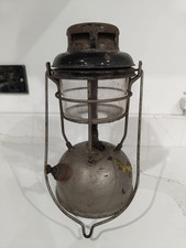 Vintage Tilley Paraffin Pressure Lantern Black Hood Glass Restoration Untested