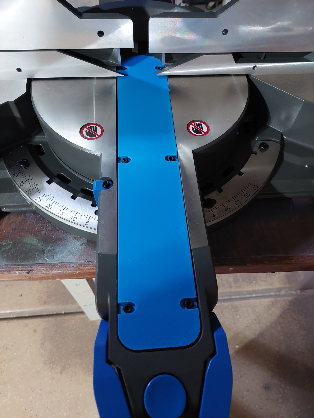 Zero Clearance Throat Plate  Insert for Delta Cruzer 10" Mit
