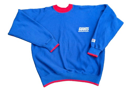 Vintage 1990’s The Game NY Giants G Men Ribbed Sweatshirt Sz. Large US