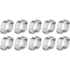 Schlauchschellen Edelstahl verstellbar 9-11mm 10 Stück Rohrklemmen
