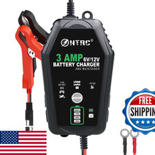 3A Car Battery Charger 6V/12V Smart Automatic Maintainer  Desulfurizer