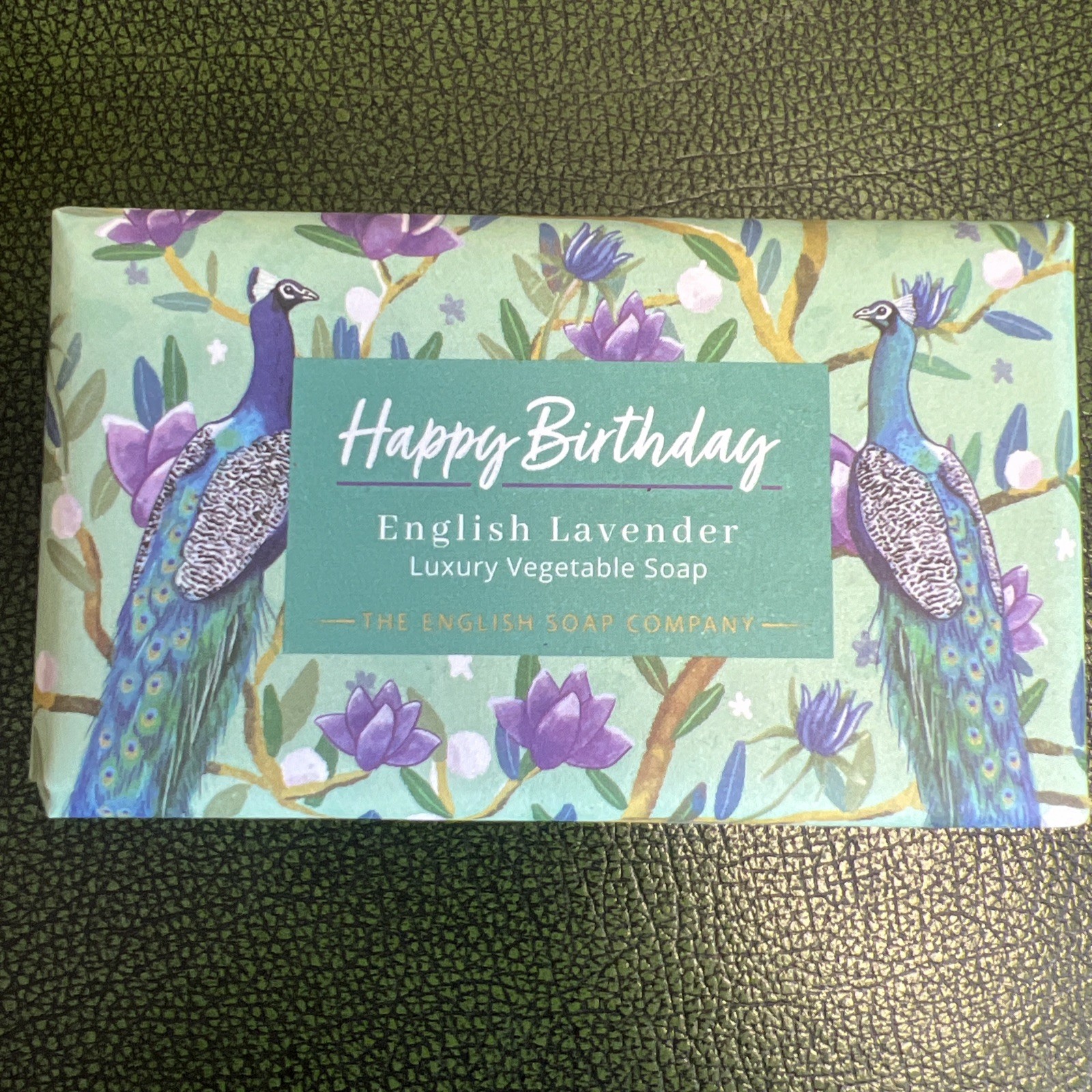English Soap Company Occasions English Lavender  Happy Birthday Soap 190g Bar