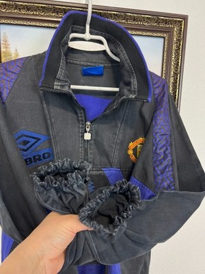 Vintage 90's Umbro Manchester United Football Jacket Soccer