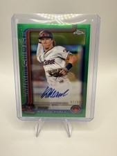 2025 Topps Pro Debut #PDC-193 Luke Keaschall Chrome Auto Green Refractors #/99