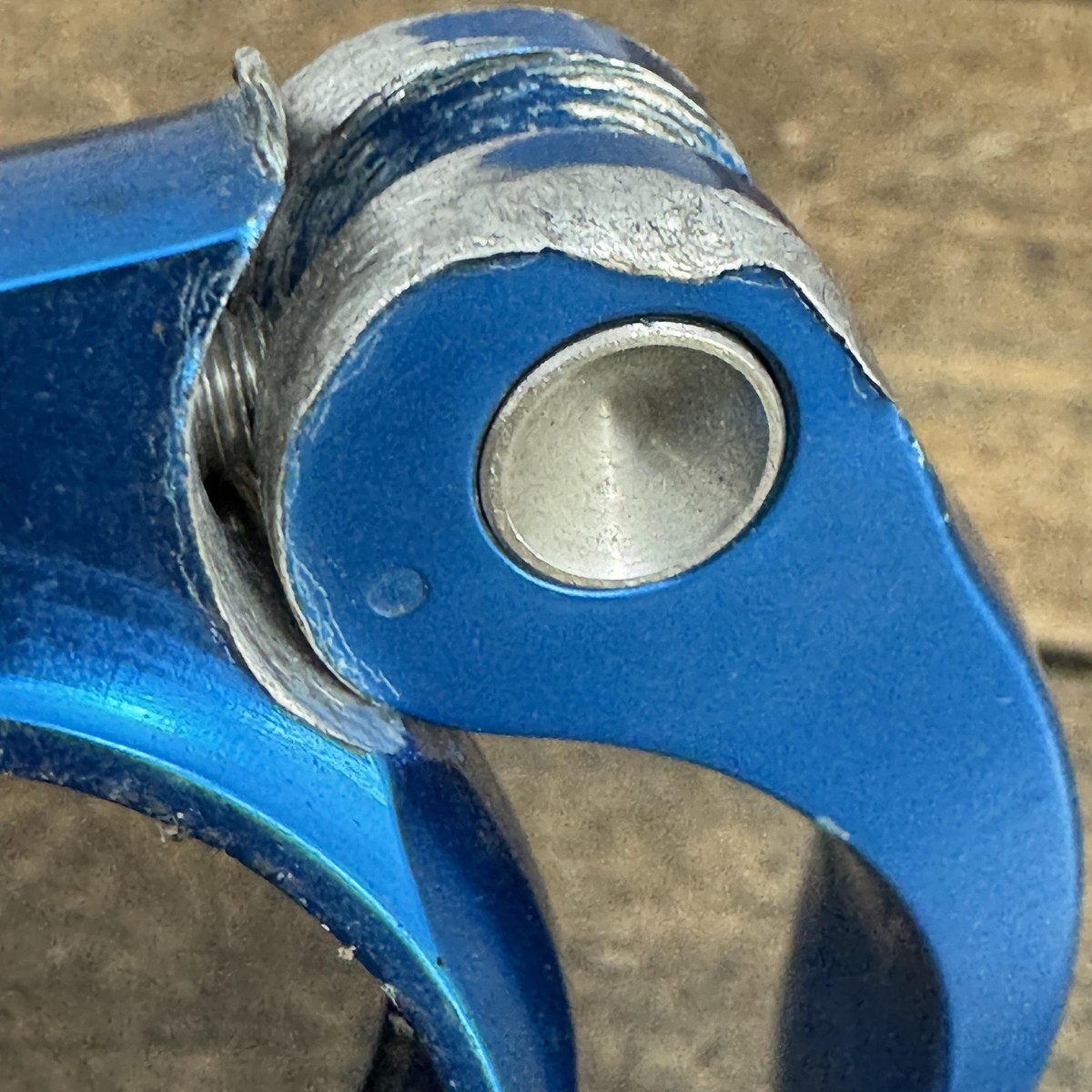 Vintage Salsa Quick Release Seatpost Clamp 32.0mm Blue MTB Road
