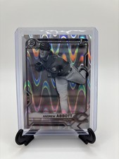2021 Bowman Draft 1st - Andrew Abbott #BDC-8 Black & White RayWave Refractor