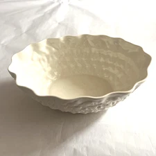 Spode Imperial Oval Bowl Ivory Porcelain Pattern Made In England 11.5”Lx9”Wx4"H