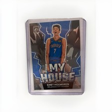 2022-23 Panini Donruss Optic My House Chet Holmgren #8 (RC) Rookie Card SSP OKC. rookie card picture