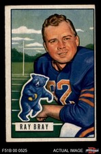 1951 Bowman #50 Ray Bray Bears Western Michigan 3 - VG