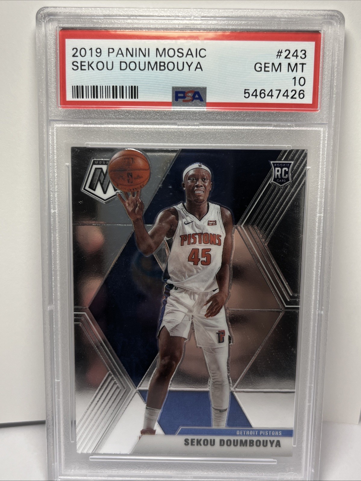 2019-20 Panini Mosaic - Rookies Sekou Doumbouya #243 (RC)