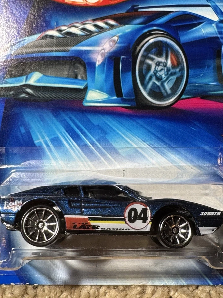 2004 Hot Wheels Ferrari 308 Final Run Edition 1:64 Scale (Error Back Air Vents) - Image 2 of 4