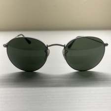 Ray-Ban black round metal sunglasses - excellent condition RB3447