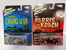Johnny Lightning Barris Munsters Coach and Dragula 1/64 Diecast Set