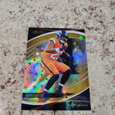 Audric Estime 2025 Panini Absolute Gold Stars 194/325 Denver Broncos