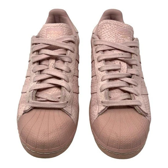 Adidas Superstar Icey Pink Snakeskin Women's Sneakers Size 9 - Image 2 of 4