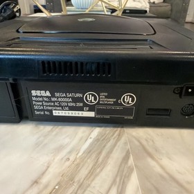 Sega Saturn Console Bundle w/ Virtua Fighter 2 & Daytona USA Tested Works Rare