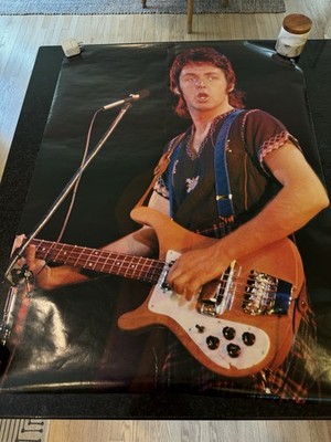 Vintage 1978 Paul McCartney Wings Original Promo Poster by Wizard & Genius 27x39