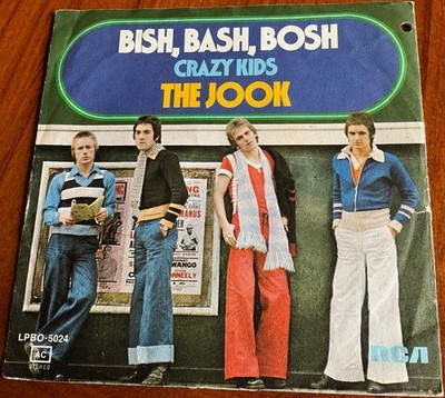   7 '' @ The Jook @ Bish, Bash, Bosh + Crazy Kids @ rare Glamrock 1974 @ ex