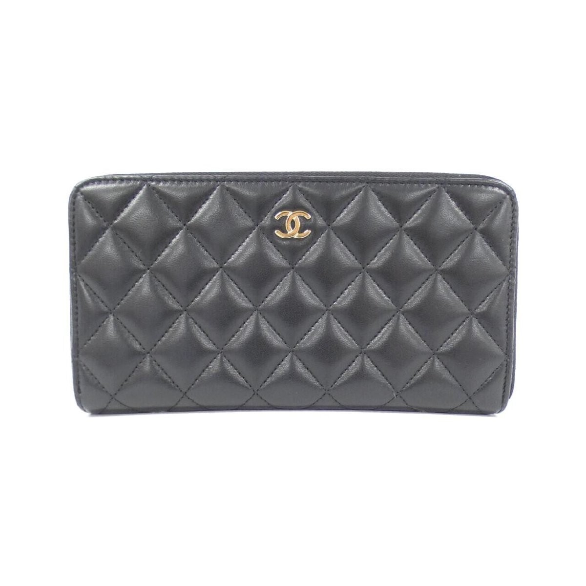CHANEL Timeless Classic Line AP0242 Genuine Leather Wallet  