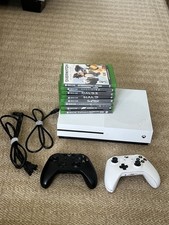 Xbox One S 1TB Console, W/cords, 2 Controllers, 8 Games
