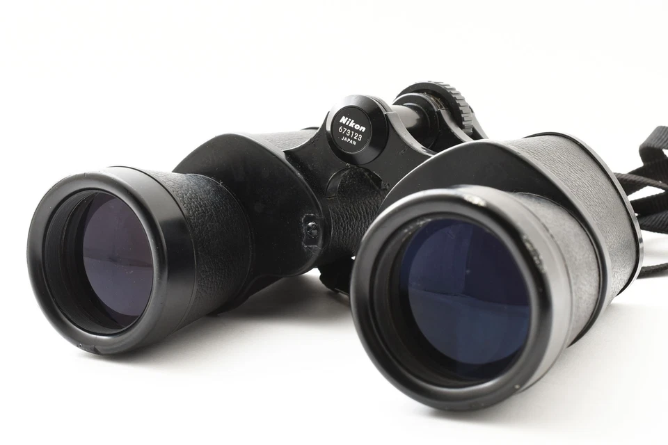 [Exc+5] Nikon WF Vintage Binoculars 12x40 5.5 Black From JAPAN - Image 2 of 4