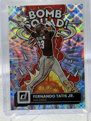 2022 Panini Donruss Fernando Tatis Jr. Bomb Squad #BS-5 /349 SP Padres