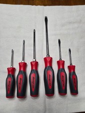Snap-on Shdx60r 6-pc Instinct Combination Hard Grip Standard Screwdriver Set