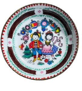 オーストリア　琺瑯　エナメル　小皿　ARTA　ヴィンテージ　手彩色 Arta Austria | eBay