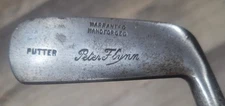 Antique Vintage 1925 Peter Flynn Methyr Hickory Wood Shaft Golf Club Putter