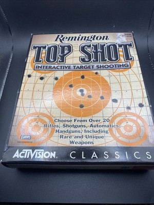 Remington Top Shot PC 1998 Video Game Windows Target Shooting Boxed Version
