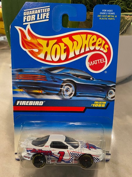 1998 Hot Wheels Mainline/Sammler #1065 Firebird Weiß W / Gdyr Black 5 Spoke Whl-image