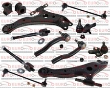 12 Pcs Steering Kit For Toyota Highlander Lower Arms Ball Joints Tie Rods Sway