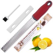 Lemon Zester Grater Citrus Zester Grater With Handle Kitchen Gadgets For Cheese 