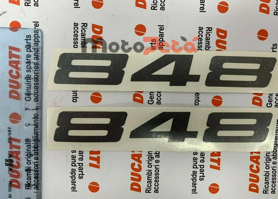 2 pegatinas carenado Ducati 848 Foto 2 de 4