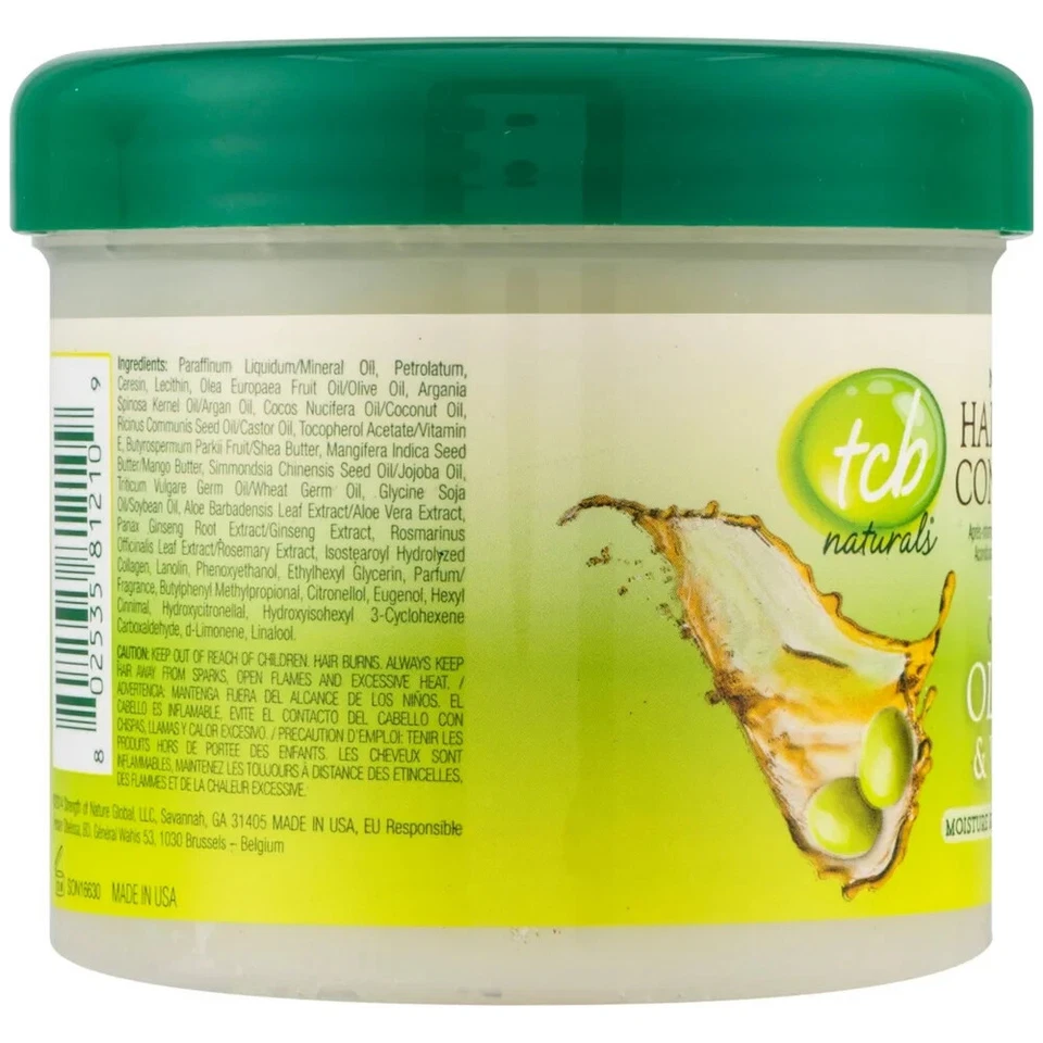 Tcb Naturals Conditioner H&S Olive Oil & Vit-E Jar 10oz - Image 2 of 4