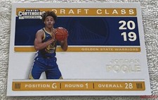 2019-20 Panini Contenders JORDAN POOLE #26 Draft Class Contenders Warriors