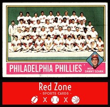 1976 Topps - #384 Philadelphia Phillies / Danny Ozark EX