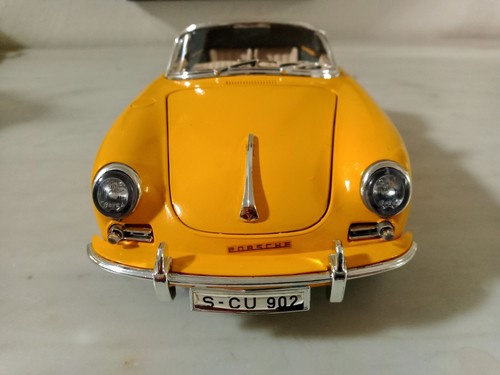 Burago 1/18 " Porsche 356 B 1961" no box gialla - Foto 3 di 9
