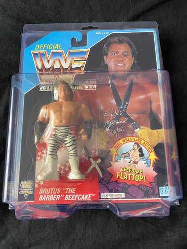 WWF Hasbro Moc Brutus The Barber Beefcake #2 Very ...