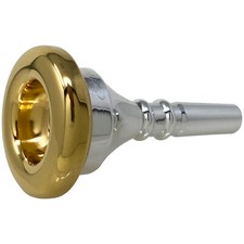 Garibaldi TBDC1 Classic Trombone Double Cup Gold-Plated Rim Mouthpiece Size 1