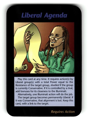 Liberal Agenda Card Base Set INWO Illuminati New World Order game | eBay