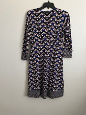 INC International Concepts Womens Size Small Dress Muticolor Long Sleeve Career