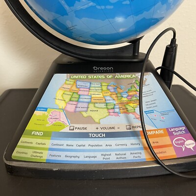 Oregon Scientific Smart Globe Adventure SG268R W Augmented Reality  Educational