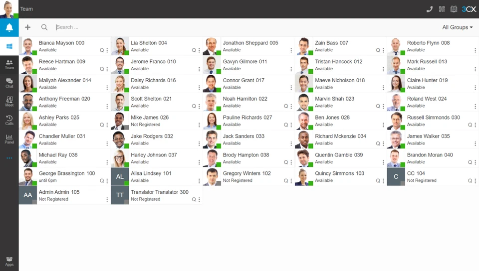 VOIP Hosted 3CX PBX Phone System w/ Nationwide Service - Unlimited Extensions - Image 3 of 4