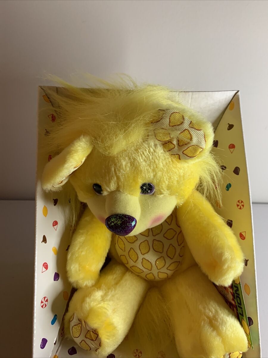 Vintage Hallmark Yum Yums Lucky Lemon Lion Yellow Plush 13 Vintage Hallmark Yum Yums Lucky Lemon Lion Yellow Plush 13