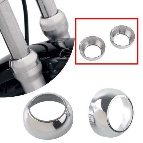 41MM Front Fork Boot Caps Covers For Harley Softail FXST FXSTB FXSTC