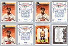 Cool Papa Bell 4 Card Collectors Lot - St. Louis Stars Pittsburgh Crawfords HOF