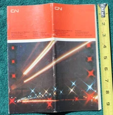 1970 Grand Trunk Western System Railroad Canadian National Railways Timetable